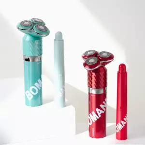 보만 마그넷 원터치 전기면도기 코털제거기 세트 2컬러 EIS321T1R EIS321T6M