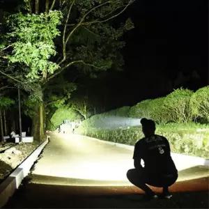 공사현장 해루질 10cm 대형헤드 랜턴 머리후레쉬 FLASH