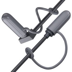 Starlink 케이블 엔드 캡용 Fonken 장착 키트 Grommet 플러그용 방진 실리콘 보호 커버