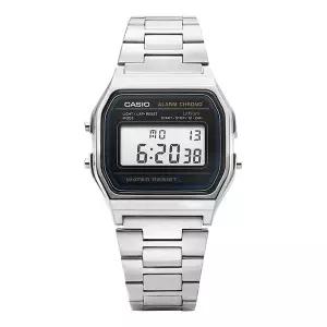 카시오 A158WA-1DF (A158WA-1) 디지털 스퀘어 빈티지 레트로 공용 메탈시계