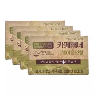 뉴트리디데이 카페빼네 헤이즐럿향 30포 4박스
