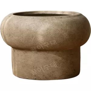 달항아리화분 대파키우기 백자 대형토분 도자기 인테리어 거실 오브제