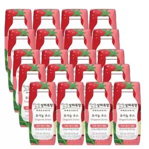 상하목장 유기농주스 사과딸기케일 125ml (20팩)