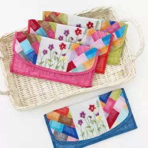 전통 자수 장지갑 부모님 새해복 선물 한국 세뱃돈 길상 용돈 복주머니