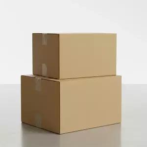 택배포장 무지 종이박스 260x240x200mm A형 B골 로터리 1장