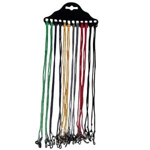 12개 안경 체인 리테이너 마스크 홀더 독서용 유리 목걸이 랜야드 6가지 색상 액세서리 어라운드 넥 남성 여성용