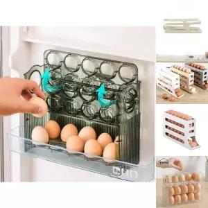 자동업 계란케이스 계란 트레이 툴 정리함 보관함/계란정리기/냉장고수납정리함/달걀보관통/계란수납함