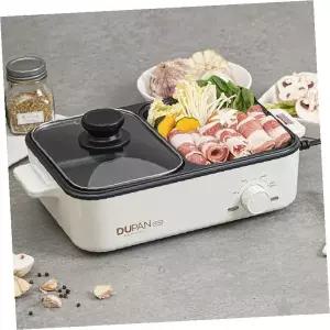 가정용 전기 그릴 팬 두판 분리형 구이 조리 전골 냉비 논스틱 코팅 멀티 쿠커