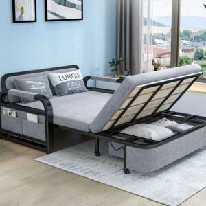 접이식 소파베드 138cm 거실 미니쇼파 스펀지 2인 침대같은쇼파 매트리스 1인 쇼파