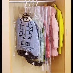 진공 압축팩 이불 옷 정리 의류 비닐옷걸이 여해용압축팩 압축팩 옷장정리 의류압축팩