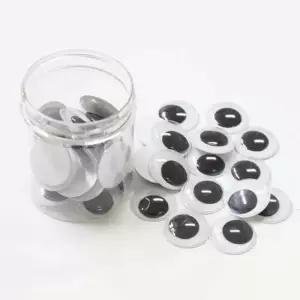 인형 눈알 25mm 1통(10g) 완구 스티커 눈알