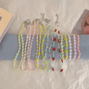 비즈 꽃 목걸이 구슬 초커 목숨 삐삐 비즈목걸이 비즈팔찌 발찌 비즈반지 레이어드목걸이