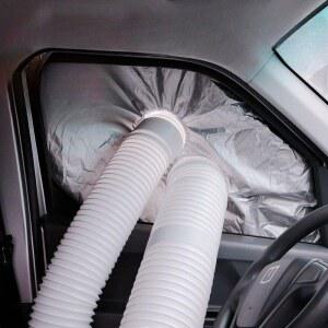 이동식에어컨 배기 덕트 배관 액세서리 자바라 방음천 이중관 차량용