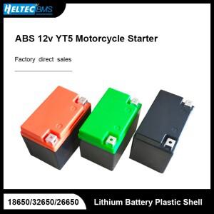 ABS 12V YT5 바이크 오토바이 스타터 리튬 배터리 플라스틱 쉘 케이스 18650 32650/26650 팩용 1PC