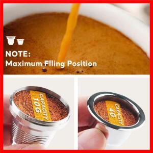 필립스 L'OR Barista 재사용 가능한 캡슐 에스프레소 커피 메이커 스테인레스 스틸 필터 포드 커피 메이커