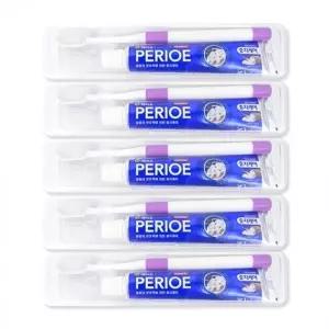 ( )페리오 여행용칫솔치약세트벌크-5개 휴대용 판촉용 인쇄가능 케이스