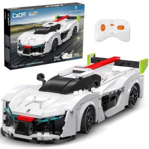 CaDA C51090W 피닌파리나 H2 스피드 u200B u200BB 빌딩 블록 레이싱 카 모델 1 20 스케일 296 정밀 조립 부품 고성능 공기역학 설계 슈퍼카 트랙킹 수집품