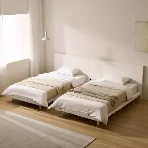 잉글랜더 노르덴 평상형 호텔 트윈 침대+협탁1EA(Sweet Slumber 스탠다드 필로우탑 매트-SS+SS)