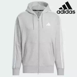 아디다스 후드집업 /s3- JW6926 / ES+ 3S FT FZ HD 남성 에센셜+ 루즈 핏 3S 프렌치