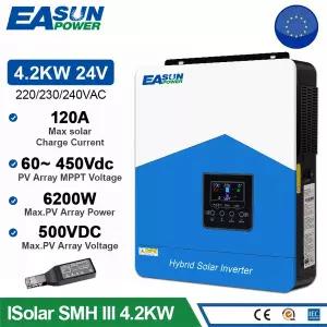 위상변환기 주파수변환기 EASUN POWER 하이브리드 태양광 인버터 MPPT 충전기 내장 4200VA 4.2KW 24V 230VA