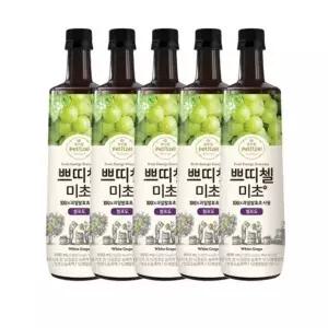 쁘띠첼 미초 청포도 900ml 5개