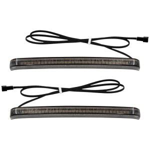 HDBUBALUS 스모크 새들백 후미등 LED 러닝 브레이크 순차 방향 지시등 할리 투어링 스트리트 길드 로드 킹 일렉트라 글라이드 울트라 리미티드 2014-2023에 적합