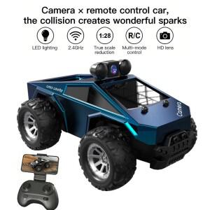 RC카 자동차 오토바이 모형 무선 조정 오프로드 드리프트 미니 포크레인 KF29 FPV RC 카, 실시간 HD 카메라