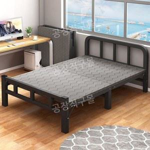 샤크팡 프레임 매트리스 싱글 철제 원목 폴딩베드 폴딩 깔판