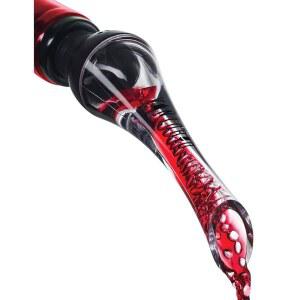 빈토리오 와인 에어레이터 포우러 - 프리미엄 에어레이팅 및 디캔터 스파우트(블랙)