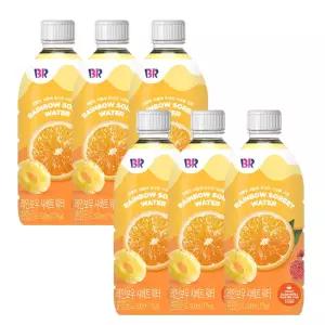 배스킨 레인보우샤베트 과즙워터 500ml x 6입