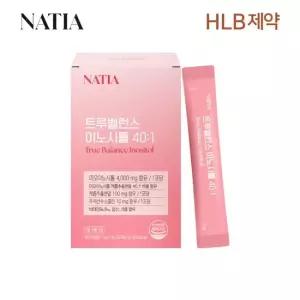 HLB제약 나티아 엽산 비타민 콜린 미오 나티아 트루밸런스 이노시톨 40대1 30포 x1박스 총 30포)