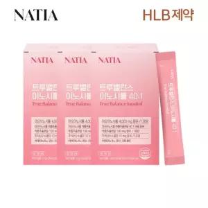 HLB제약 나티아 엽산 비타민 콜린 미오 나티아 트루밸런스 이노시톨 40대1 30포 x3박스 총 90포)