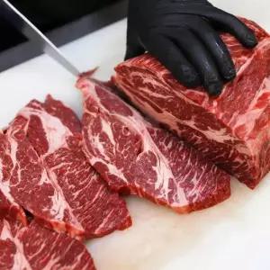 미국산 탑초이스 등심 1kg 스테이크용 소고기 블랙앵거스