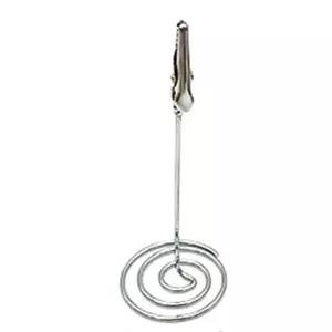 메모지꽂이 가격표스탠드 홀더 명함 집게 거치대 실버 메모홀더 메모꽂이