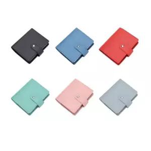 bns 컬러 PU가죽 명함집 정리 보관 케이스 사진 포토카드 앨범 수첩 노트형 포토카드 노트형