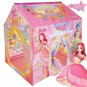 (튼튼)시크릿쥬쥬 별의 궁전 유아 놀이텐트 jj-1504 볼풀 인디언 아기집 볼텐트 어린이 키즈 텐트 놀이