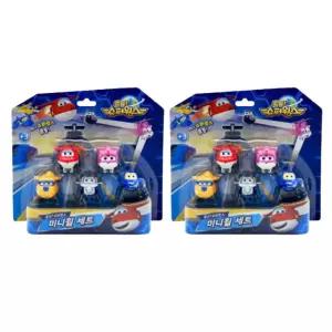 슈퍼윙스 남아 3세 선물 미니휠 자동차 5종세트 X2 BNA