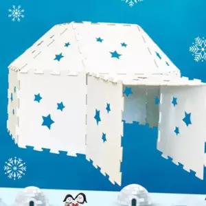플레이하우스 대형종이집 이글루 만들기