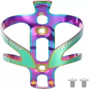 쿠투 경량 자전거 물병 케이지 녹 자전거용 방지 및 홀더보라색 산악 도로 접이식 홀더 하이브리드 컵