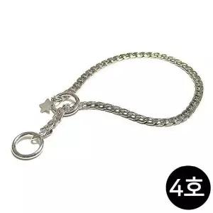 그루머스 쵸크체인 (4호) (강아지 목걸이)