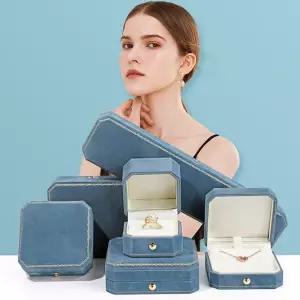 [이지커머스]럭셔리 쥬얼리 케이스 반지 펜던트 목걸이 보관함 고급 반지케이스 프로포즈 결론반지 교환반