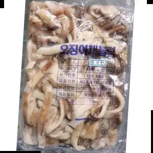 멍게 오징어채 블럭 냉동수산물 수산물 국물 700g
