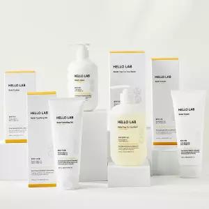 헬로랩 릴리프 집중관리 4종 세트 유아 피부 진정 워시 로션 크림 수딩젤