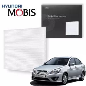 현대모비스 베르나 에어컨 필터 순정 PM0.3 E11 차량용공기청정기 자동차교체 청소 미세먼지 헤파 MC 차량