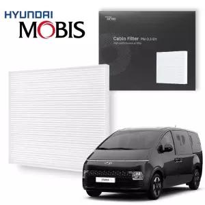 현대모비스 스타리아 에어컨 필터 순정 PM0.3 E11 차량용공기청정기 자동차교체 청소 미세먼지 헤파 아US4