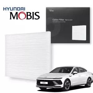 현대모비스 쏘나타 에어컨 필터 순정 PM0.3 E11 차량용 용공기청정기 자동차교체 청소 미세먼지 헤파 YF LF