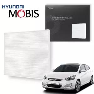 현대모비스 엑센트 에어컨 필터 순정 PM0.3 E11 차량용필터 용공기청정기 자동차교체 청소 미세먼지 헤파 R