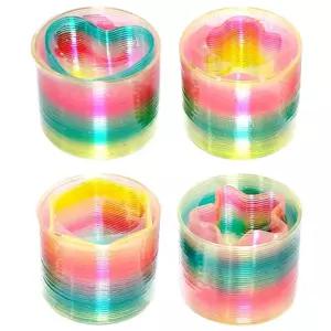 1+1 매직펄 원형모양링 12개무지개 슬키스프링 장난감 보드게임 단체선물 판촉물 칼라 매직