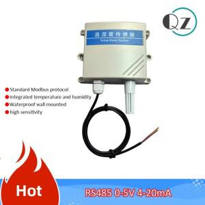 RS485 Modbus RTU 방수 온도 센서 아날로그 0-5V 4-20mA 및 습도 프로브 5-30V
