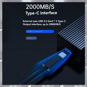 M.2 NVME SSD 케이스 인클로저 Nvme PCI-E 2230 2242 호환) 20Gbps 인기  상품